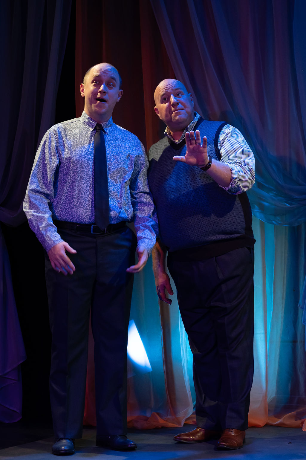 Waiting for the girls upstairs